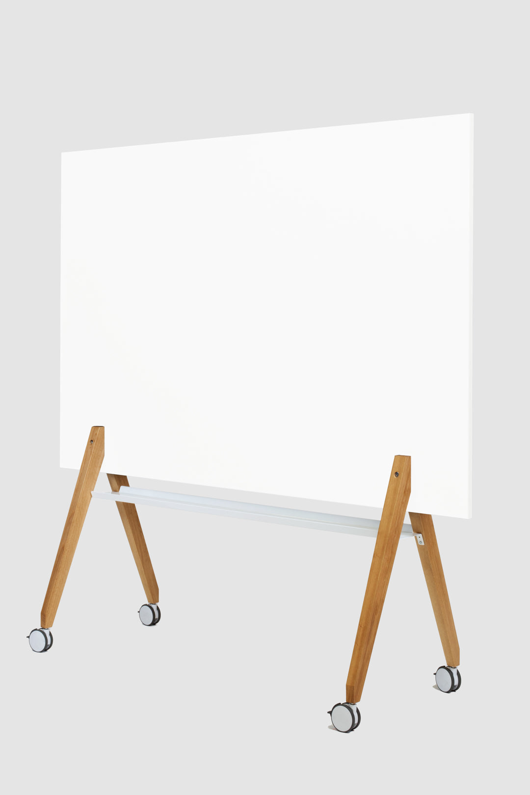 Mobile whiteboard from Wood, On Castors